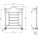 Водяной полотенцесушитель Migliore Edward 85x68 20318 Хром Водяной полотенцесушитель Migliore Edward 85x68 20318 Хром