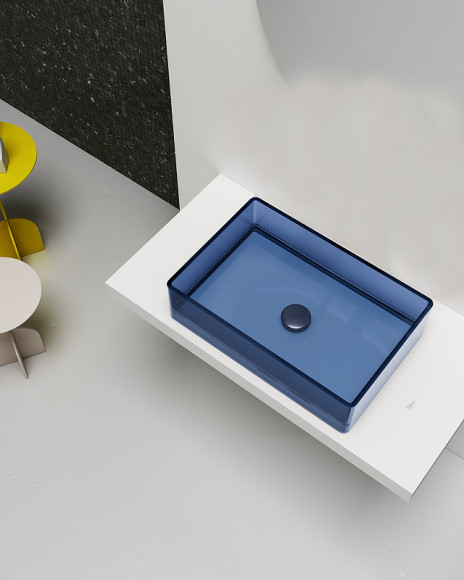 Раковина-чаша Abber Kristall 60 AT2803Saphir Синяя Раковина-чаша Abber Kristall 60 AT2803Saphir Синяя