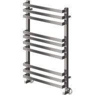 Водяной полотенцесушитель Terminus Рид П10 500х800 4670078513434 Хром, нижнее подключение, G 1/2" ВР, с комплектом вентилей