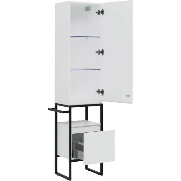 Шкаф пенал Allen Brau Priority 40 R 1.31005.WM Белый матовый Шкаф пенал Allen Brau Priority 40 R 1.31005.WM Белый матовый