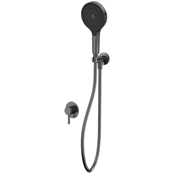 Смеситель для душа Whitecross Y gunmetal YSET02TOPGM Оружейная сталь