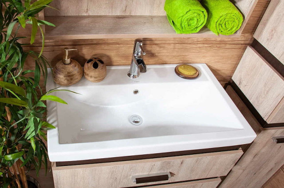 Тумба под раковину Бриклаер Техас 70 4627125412905 Дуб кантри Венге Тумба под раковину Бриклаер Техас 70 4627125412905 Дуб кантри Венге