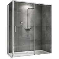 Душевой уголок Abber Komfort 140x100 AG93140-S102 профиль Хром стекло прозрачное Душевой уголок Abber Komfort 140x100 AG93140-S102 профиль Хром стекло прозрачное