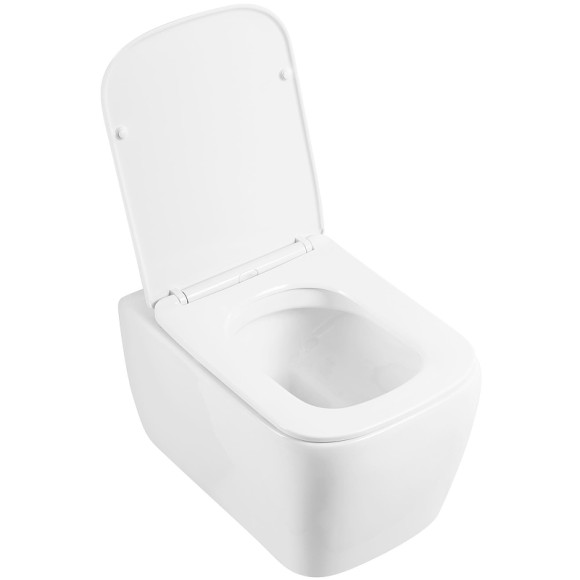 Унитаз BelBagno Veneto BB132CHR/BB132SC подвесной с сиденьем Микролифт Унитаз BelBagno Veneto BB132CHR/BB132SC подвесной с сиденьем Микролифт