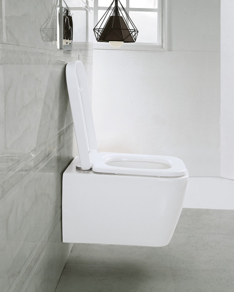 Унитаз BelBagno Veneto BB132CHR/BB132SC подвесной с сиденьем Микролифт Унитаз BelBagno Veneto BB132CHR/BB132SC подвесной с сиденьем Микролифт