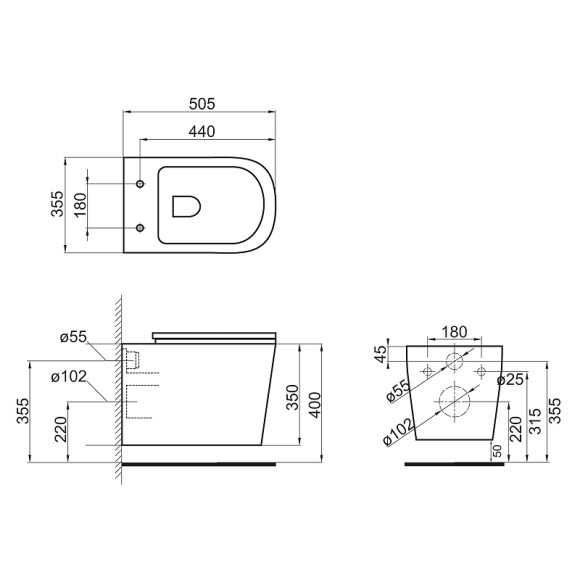 Унитаз BelBagno Veneto BB132CHR/BB132SC подвесной с сиденьем Микролифт Унитаз BelBagno Veneto BB132CHR/BB132SC подвесной с сиденьем Микролифт