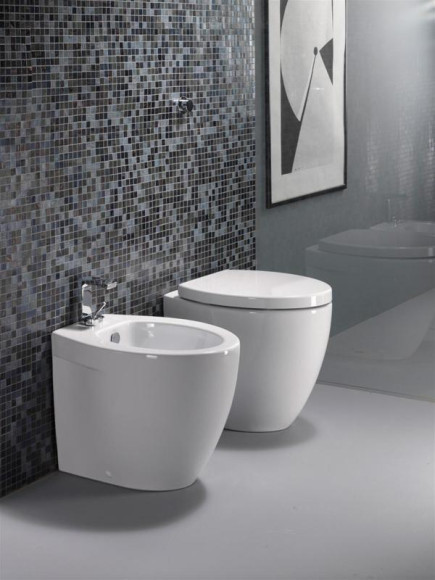 Биде GSI Modo 53 7763111 белое глянцевое