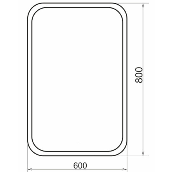 Зеркало Comforty Пион 60 00-00012704 с подсветкой с сенсорным выключателем Зеркало Comforty Пион 60 00-00012704 с подсветкой с сенсорным выключателем