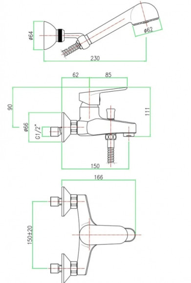Смеситель для ванны Webert Sax Evolution SE850101740 Белый матовый Смеситель для ванны Webert Sax Evolution SE850101740 Белый матовый