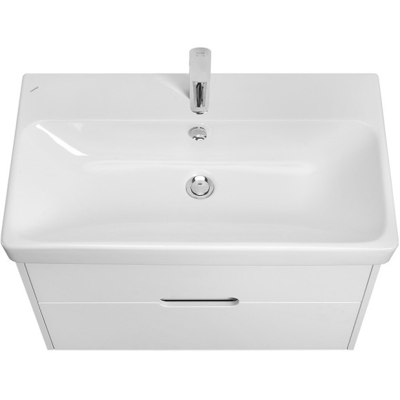 Тумба с раковиной Aquaton Оливия 80 1A2831K0OL010 подвесная Белая матовая