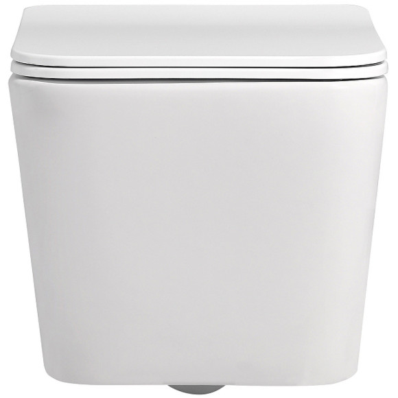 Унитаз Abber Rechteck AC1201MW подвесной Белый матовый с сиденьем Микролифт Унитаз Abber Rechteck AC1201MW подвесной Белый матовый с сиденьем Микролифт