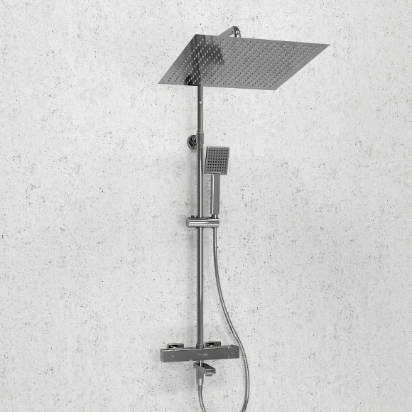 Душевая система WasserKRAFT A199.119.141.010.CH Thermo с термостатом Хром