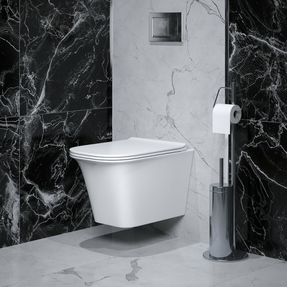 Унитаз Grossman Classic GR-4463S подвесной Белый глянец с сиденьем Микролифт Унитаз Grossman Classic GR-4463S подвесной Белый глянец с сиденьем Микролифт