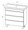 Тумба под раковину 1MarKa Gaula 60Н У92515 White