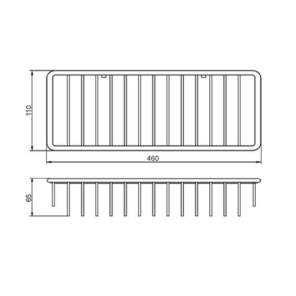 Полка корзина Art&Max AM-F-8963-Br Бронза Полка корзина Art&Max AM-F-8963-Br Бронза