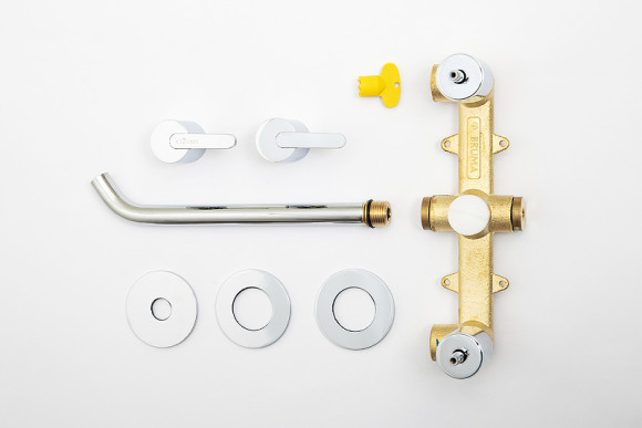 Смеситель для раковины Cezares Leaf LEAF-BLI3L-01-W0 Хром