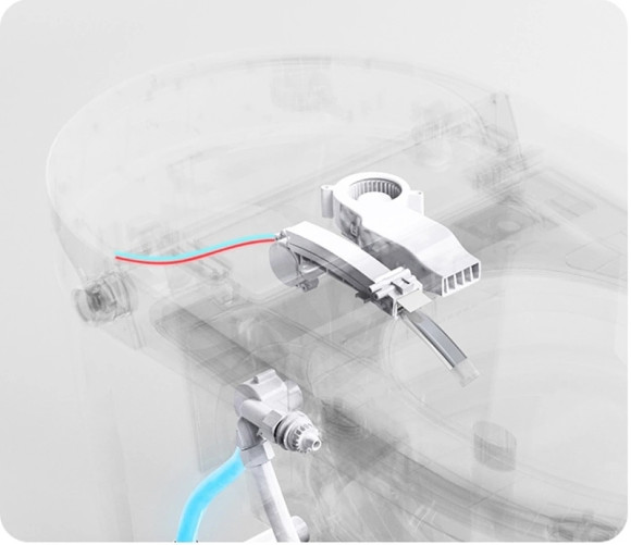 Комплект унитаза биде с инсталляцией Timo TE-751 с сиденьем Микролифт и клавишей смыва Хром