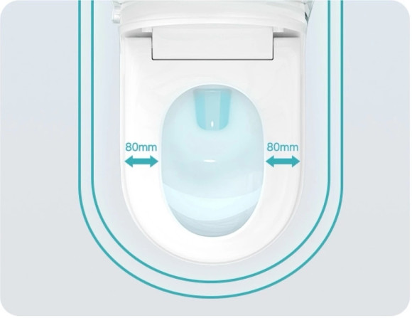 Комплект унитаза биде с инсталляцией Timo TE-751 с сиденьем Микролифт и клавишей смыва Хром