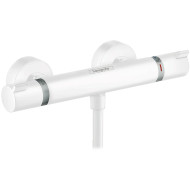 Смеситель для душа Hansgrohe Ecostat Comfort 13116700 с термостатом Белый матовый