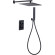 Душевая система Allen Brau Infinity 5.21016-31 с термостатом Черная матовая Душевая система Allen Brau Infinity 5.21016-31 с термостатом Черная матовая