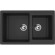 Кухонная мойка Ulgran Classic U-505-344 Ультра-черная