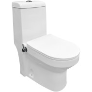 Унитаз биде Azario Brusco AZ-1085B с бачком и сиденьем Микролифт