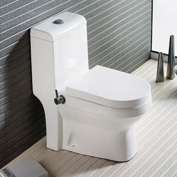 Унитаз биде Azario Brusco AZ-1085B с бачком и сиденьем Микролифт