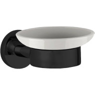 Мыльница Remer Guest GS10CFP Черный хром брашированный