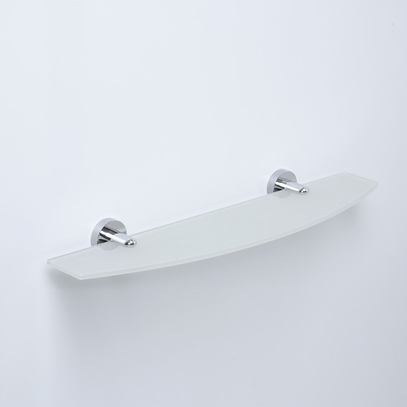 Стеклянная полка WasserKRAFT Mosel K-46624 Хром Стеклянная полка WasserKRAFT Mosel K-46624 Хром