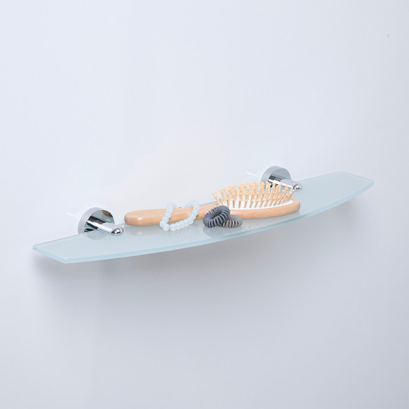 Стеклянная полка WasserKRAFT Mosel K-46624 Хром Стеклянная полка WasserKRAFT Mosel K-46624 Хром