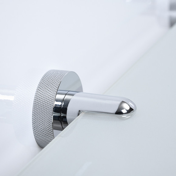 Стеклянная полка WasserKRAFT Mosel K-46624 Хром Стеклянная полка WasserKRAFT Mosel K-46624 Хром