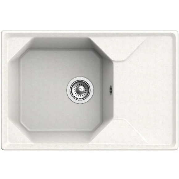 Кухонная мойка GranFest Unique GF-U-740L Белая Кухонная мойка GranFest Unique GF-U-740L Белая