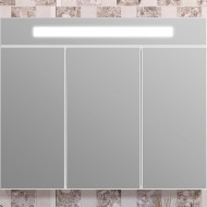 Зеркальный шкаф Opadiris Фреш 100 00-00006753 с подсветкой Белый