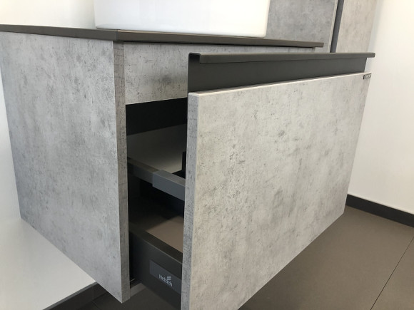 Тумба с раковиной Comforty Эдинбург 60 00-00002782 подвесная Бетон светлый Тумба с раковиной Comforty Эдинбург 60 00-00002782 подвесная Бетон светлый