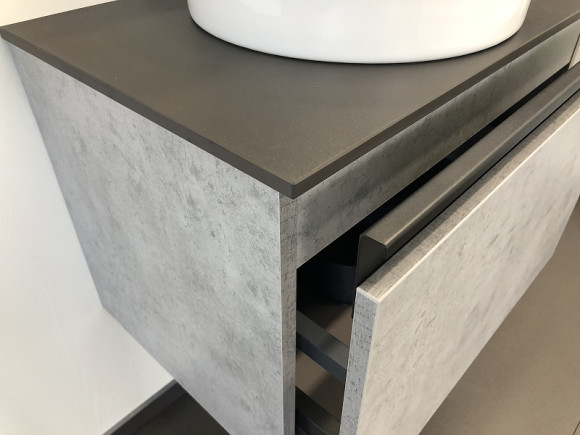 Тумба с раковиной Comforty Эдинбург 60 00-00002782 подвесная Бетон светлый Тумба с раковиной Comforty Эдинбург 60 00-00002782 подвесная Бетон светлый