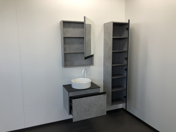 Тумба с раковиной Comforty Эдинбург 60 00-00002782 подвесная Бетон светлый Тумба с раковиной Comforty Эдинбург 60 00-00002782 подвесная Бетон светлый