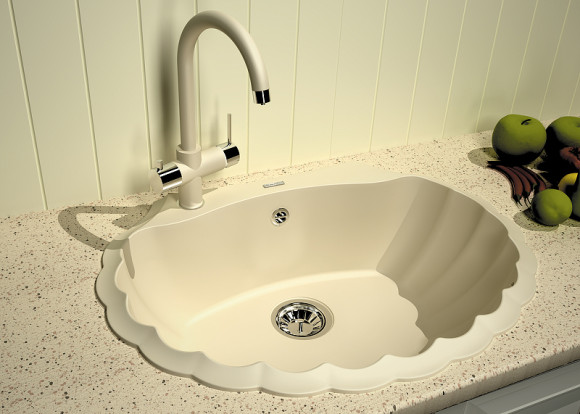 Кухонная мойка Florentina Гребешок-695 20.345.E0695.202 Шампань