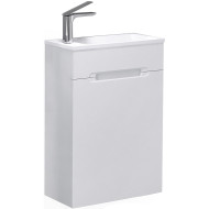Тумба под раковину Jorno Modul 50 Mol.01.50/P/W/JR подвесная Белая Тумба под раковину Jorno Modul 50 Mol.01.50/P/W/JR подвесная Белая
