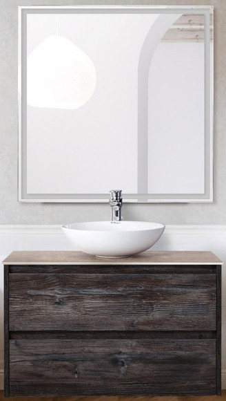 Тумба под раковину BelBagno Kraft 80 KRAFT-800-2C-SO-PP подвесная Pino Pasadena