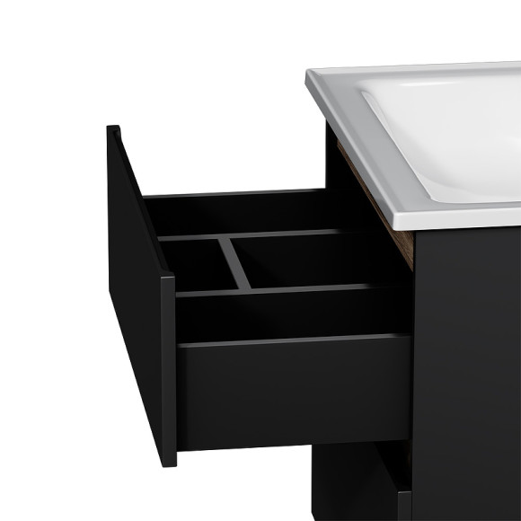 Тумба под раковину AM.PM X-Joy 65 M85AFHX0652BM подвесная Черная матовая Тумба под раковину AM.PM X-Joy 65 M85AFHX0652BM подвесная Черная матовая