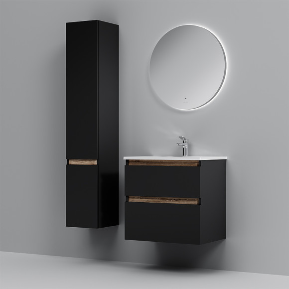 Тумба под раковину AM.PM X-Joy 65 M85AFHX0652BM подвесная Черная матовая Тумба под раковину AM.PM X-Joy 65 M85AFHX0652BM подвесная Черная матовая