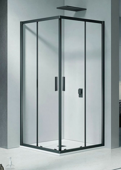 Душевой уголок Riho Hamar 2.0 90x90 G007005121 профиль Черный матовый стекло прозрачное Душевой уголок Riho Hamar 2.0 90x90 G007005121 профиль Черный матовый стекло прозрачное