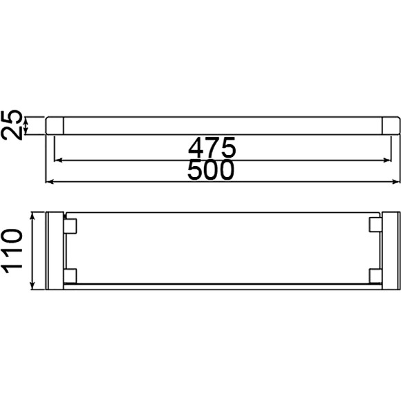 Стеклянная полка Timo Selene 17072/17 Золото матовое Стеклянная полка Timo Selene 17072/17 Золото матовое