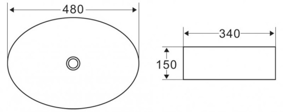 Раковина-чаша BelBagno 48 BB1085 Белая Раковина-чаша BelBagno 48 BB1085 Белая