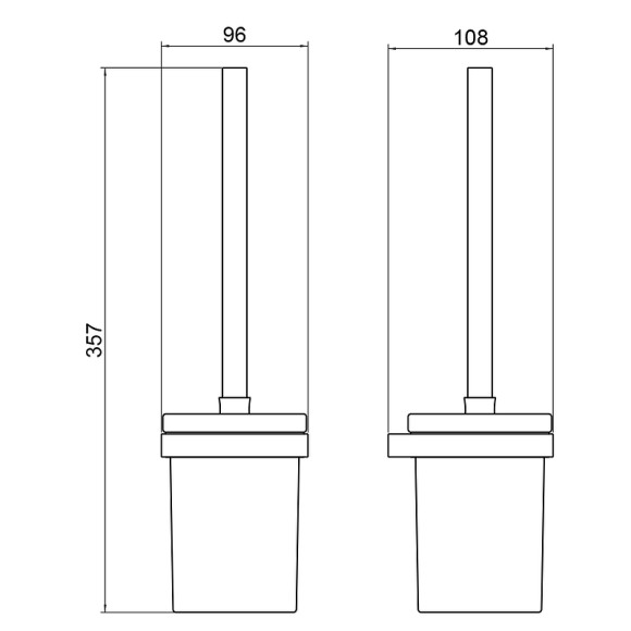 Ершик для унитаза Timo Petruma 15261/17 Золото матовое