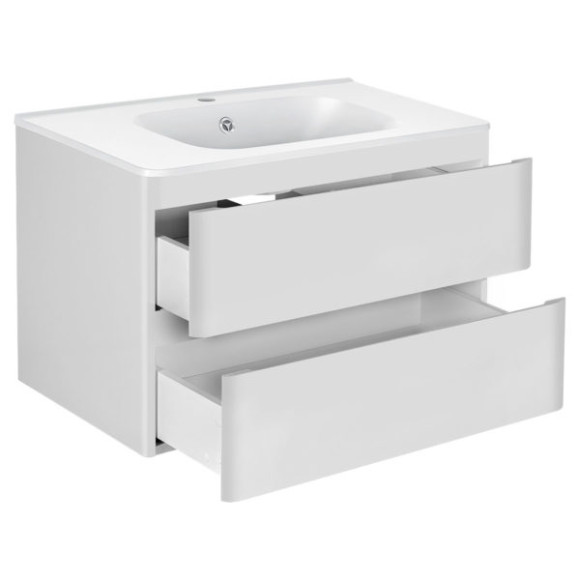 Тумба под раковину Vincea Vico VMC-2V800GW подвесная G.White