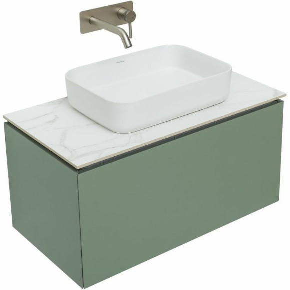Тумба под раковину Allen Brau Infinity 85 1.21002.CGM подвесная Олива матовая Тумба под раковину Allen Brau Infinity 85 1.21002.CGM подвесная Олива матовая
