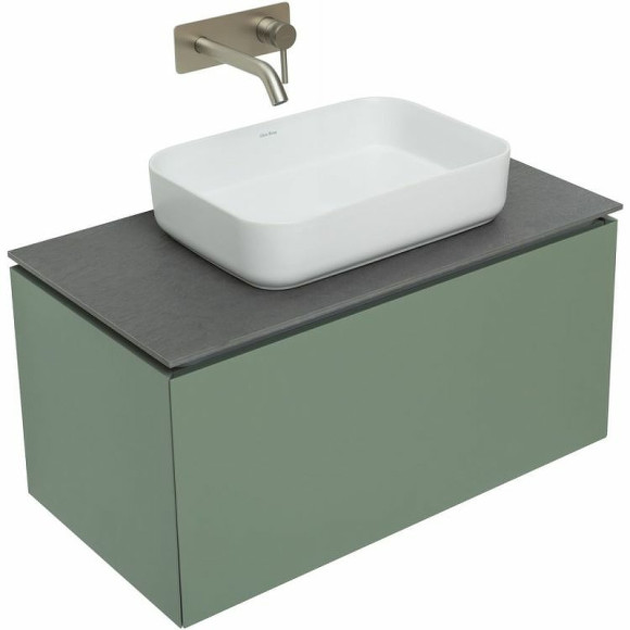 Тумба под раковину Allen Brau Infinity 85 1.21002.CGM подвесная Олива матовая Тумба под раковину Allen Brau Infinity 85 1.21002.CGM подвесная Олива матовая