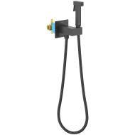 Гигиенический душ со смесителем Aquatek Лира AQ1025MB Черный матовый