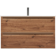 Тумба с раковиной Inda Piccadilly 100RC подвесная Rovere Castagno